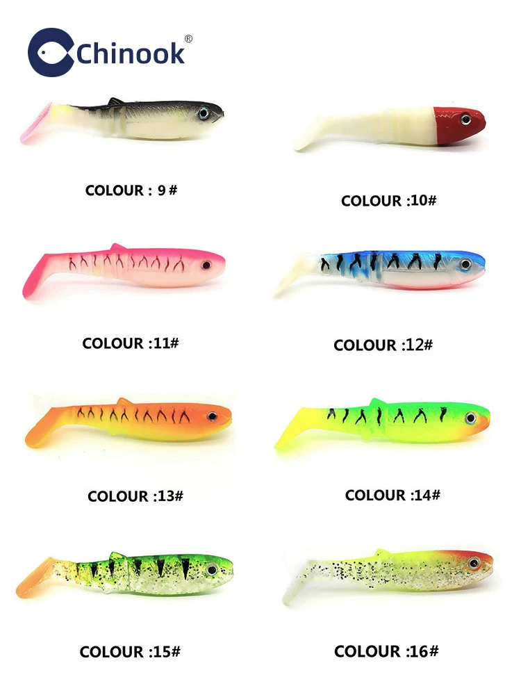 Leurre souple Cannibal Shad 8cm 5.8g - 10 pièces – Image 5