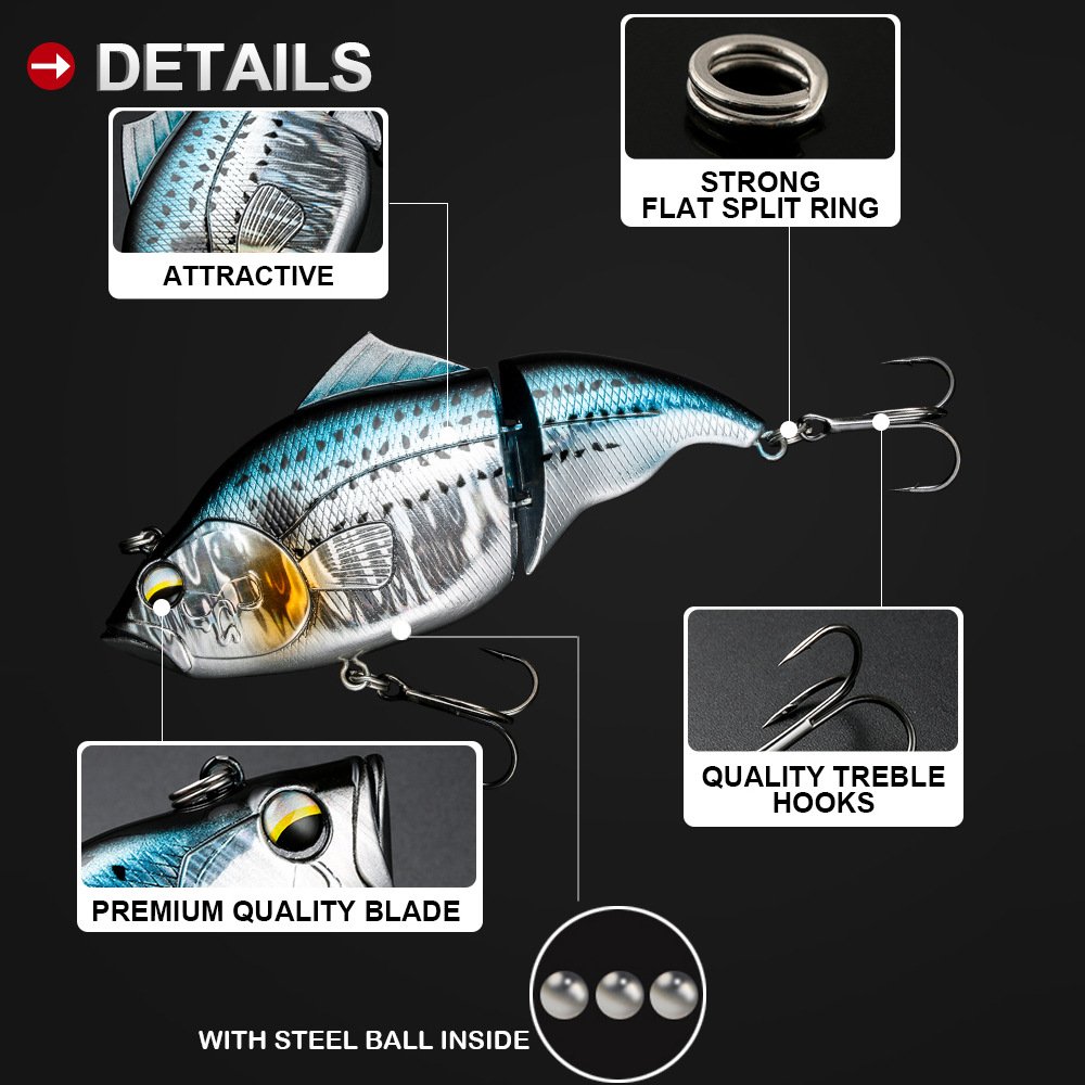 Leurre articulé 115mm 40-44g - Imitation poisson – Image 2