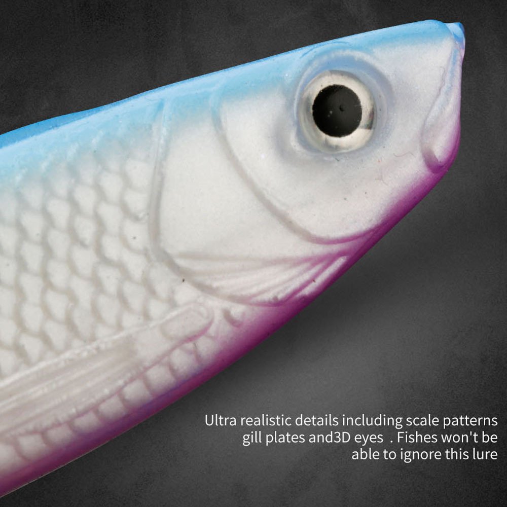 Leurre souple shad T-tail 100mm 11.5g – Image 3