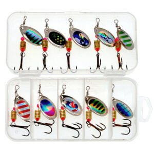 Cuillère tournante 6cm 3g – Set de 11 leurres