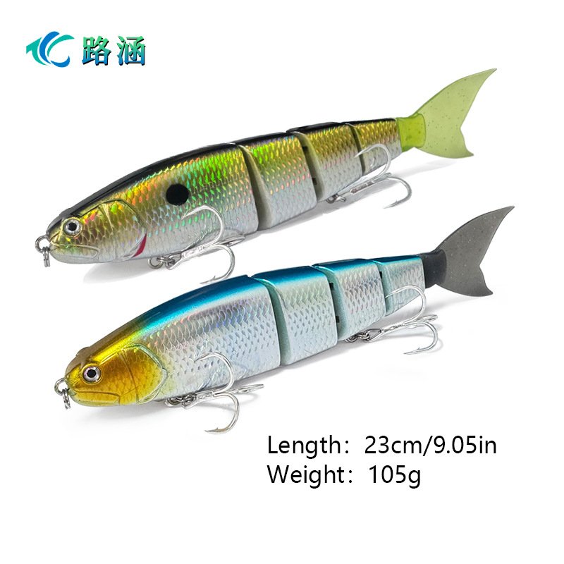 Leurre articulé 23cm 105g imitation poisson