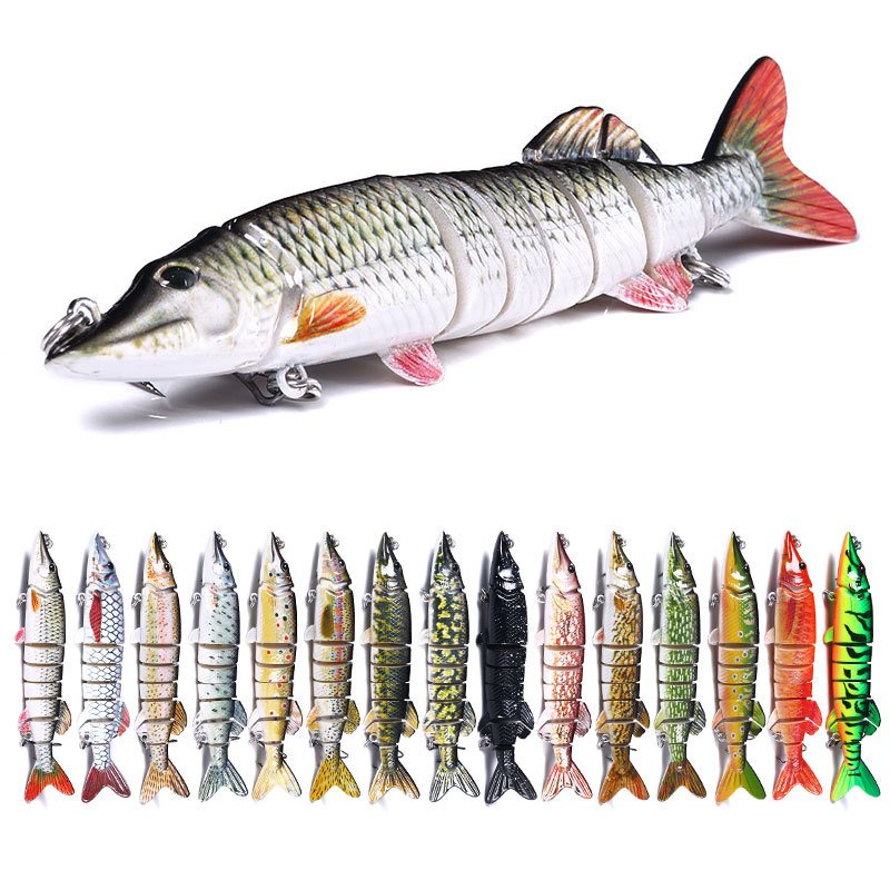 Leurre articulé 8 sections 12.5cm/18.5g - 20cm/67.5g