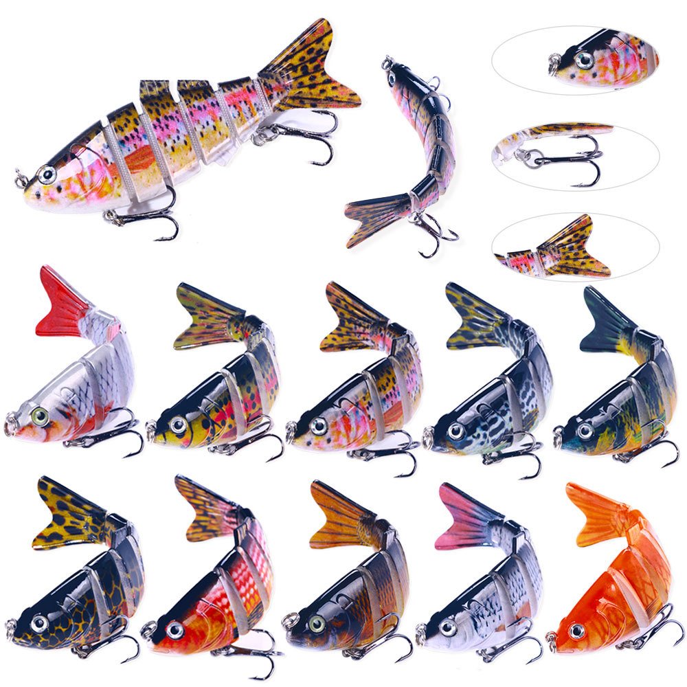 Leurre articulé 6 segments 10cm 18.2g - Imitation poisson
