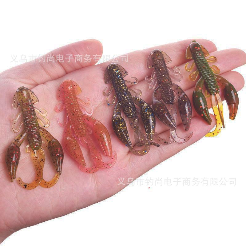 Leurre souple écrevisse 5-7cm 2-5.5g - 10 pièces/sachet – Image 3