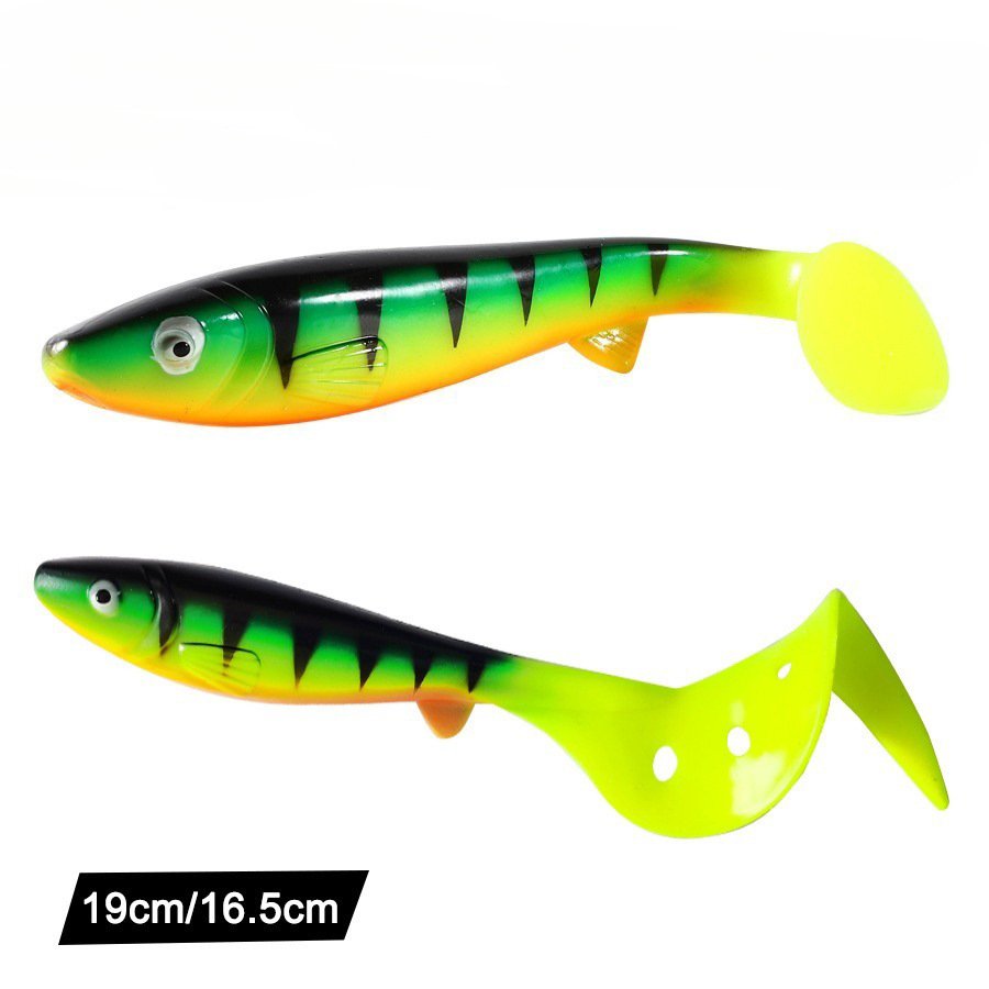 Leurre souple T-tail curly tail 16.5cm-19cm