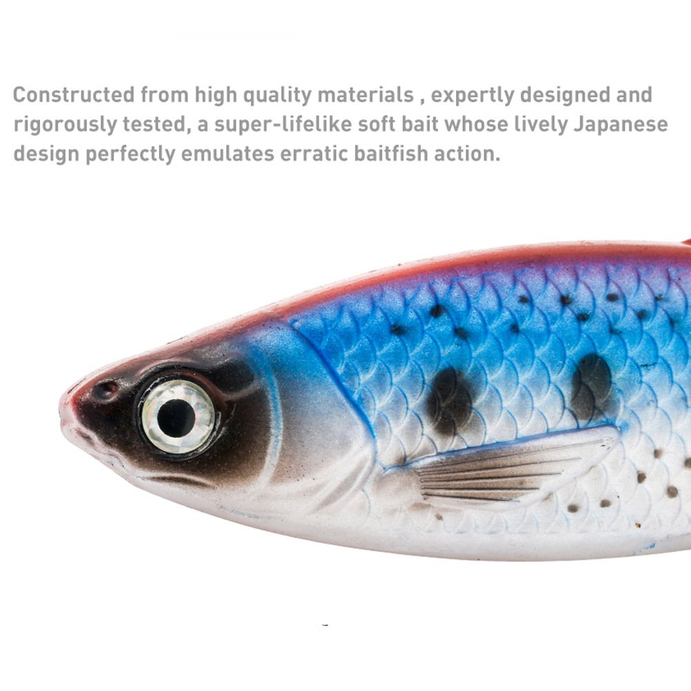 Leurre souple type poisson nageur 15cm 36g – Image 2