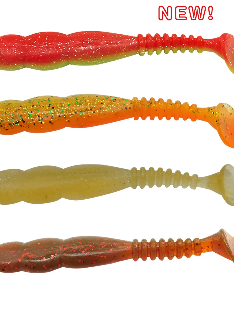 Esfishing Lure Soft Bait T-Tail Gourd-Shaped Vibe Shiner 115mm Artificial Bait for Pike and Mandarin Fish – Image 4
