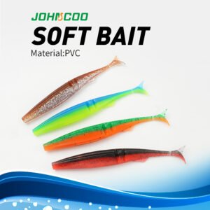 Leurre souple T-tail 12cm 10g – Lot de 5