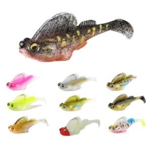 Leurre souple imitation poisson 5.5-7.5cm 7-20g