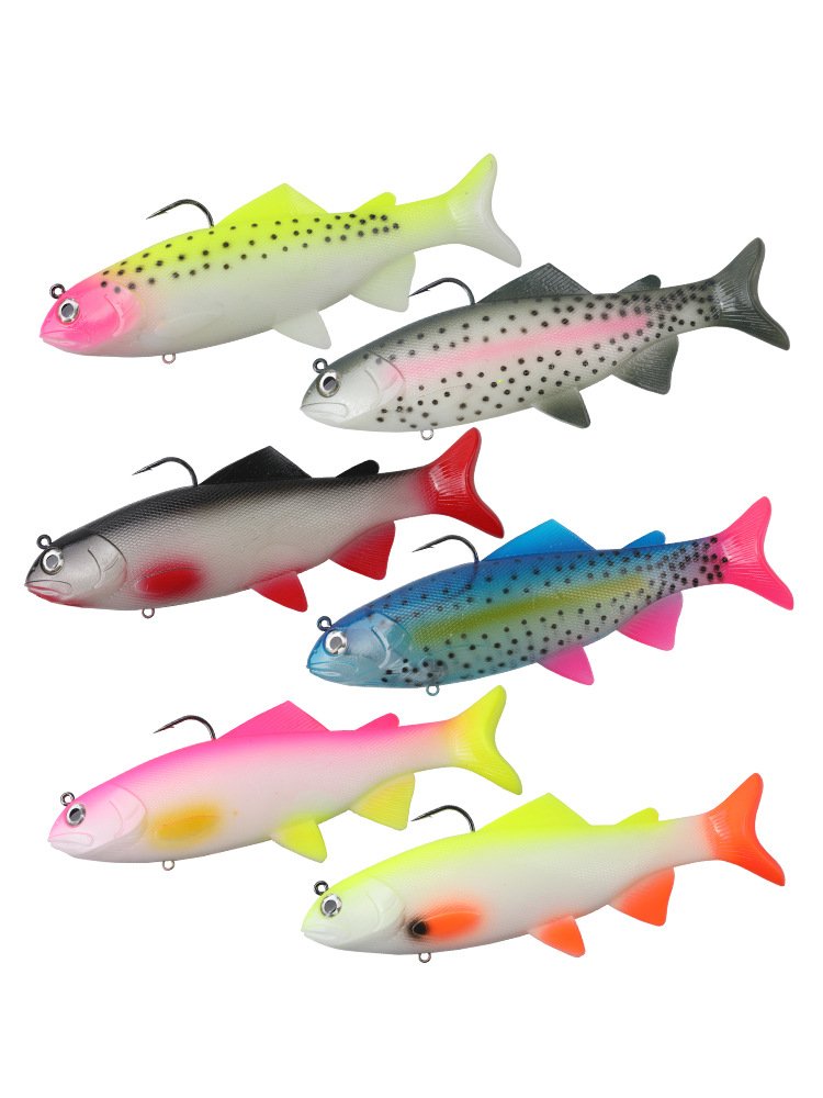 Leurre souple T-tail plombé 19.5 cm 135g – Image 5