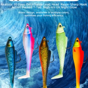 Leurre souple shad T-tail 115-160mm