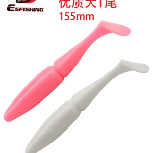 Leurre souple ESFISHING Easy Shiner T-tail 155mm 30g