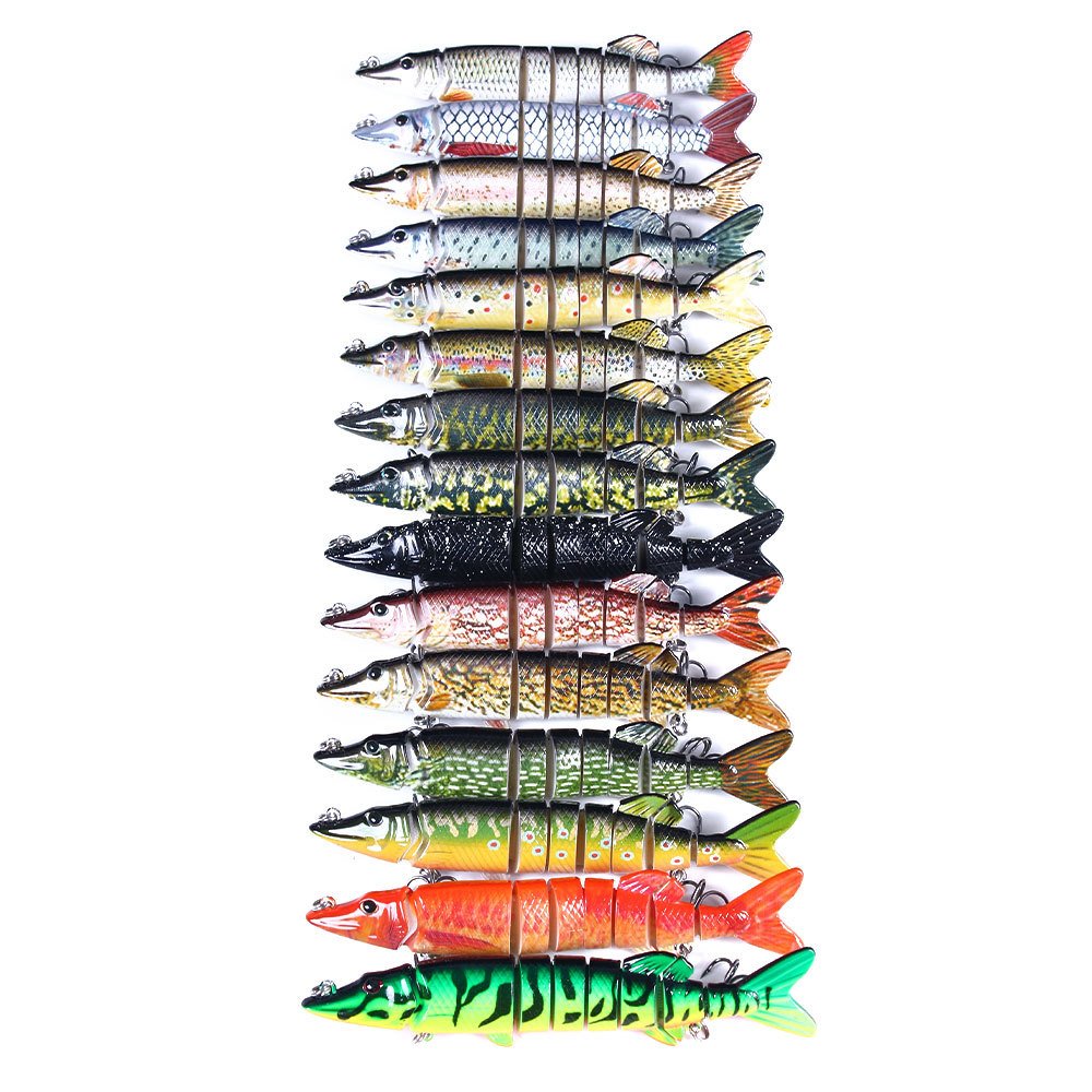 Leurre articulé 8 sections 12.5cm/18.5g - 20cm/67.5g – Image 5