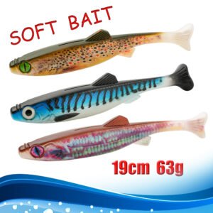 Leurre souple imitation poisson 19cm 63g