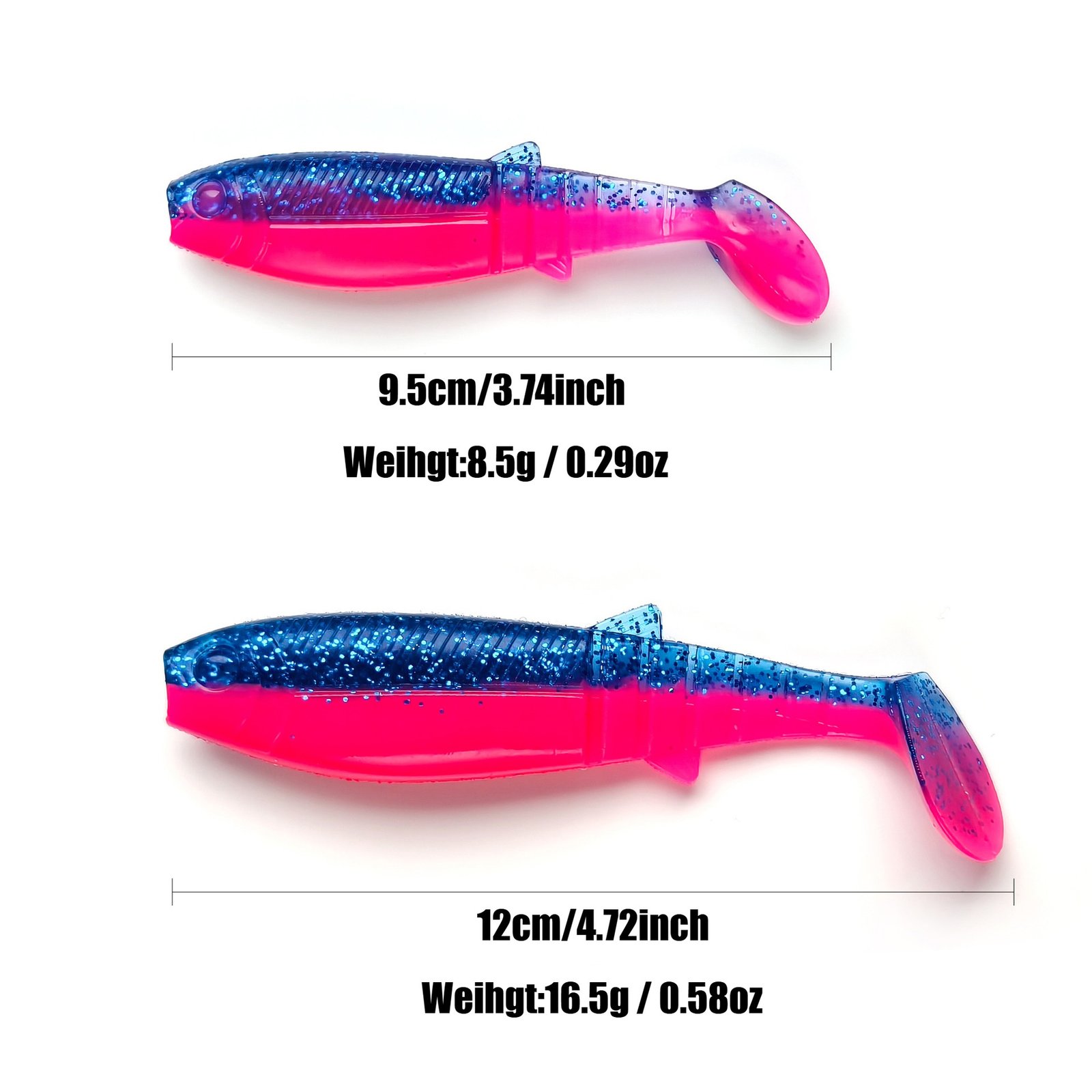 Leurre souple Cannibal Shad 9.5cm / 12cm – Image 5