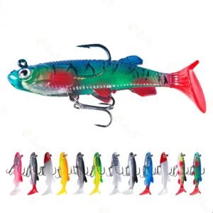 Leurre souple T-tail 9cm 14g – Imitation poisson