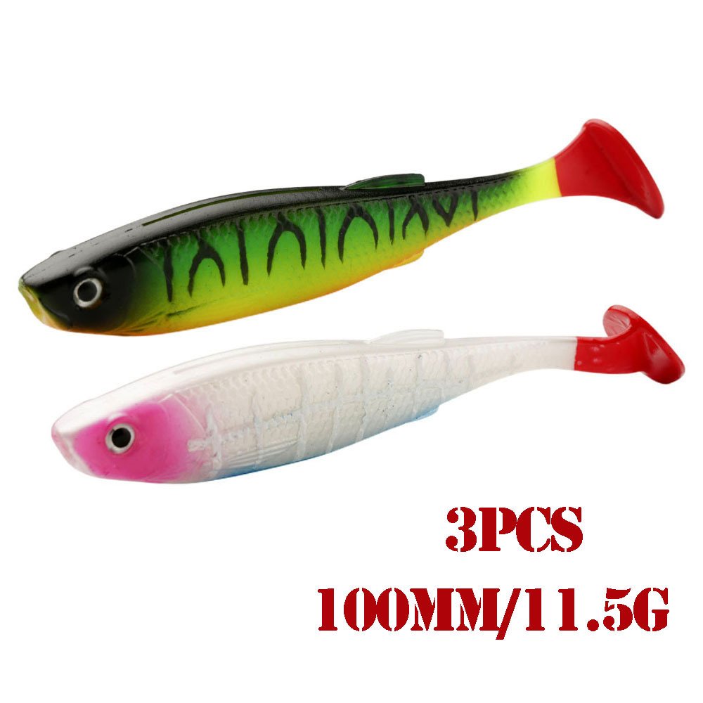 Leurre souple shad T-tail 100mm 11.5g – Image 5