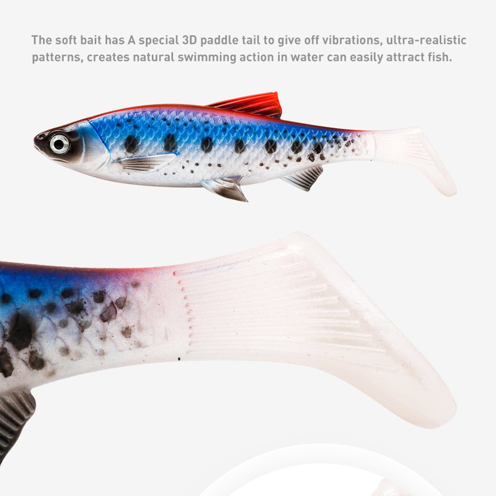 Leurre souple type poisson nageur 15cm 36g – Image 3