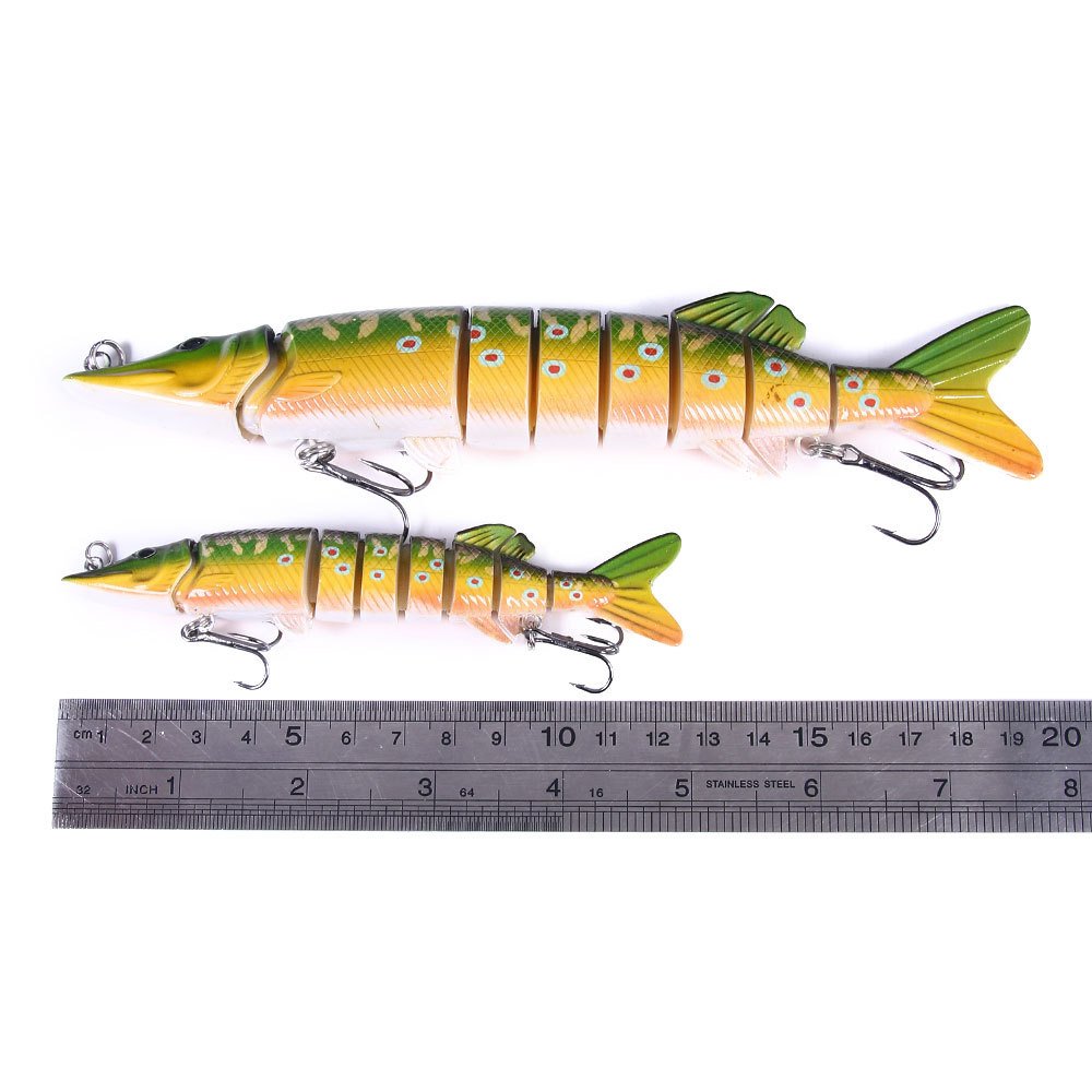Leurre articulé 8 sections 12.5cm/18.5g - 20cm/67.5g – Image 2