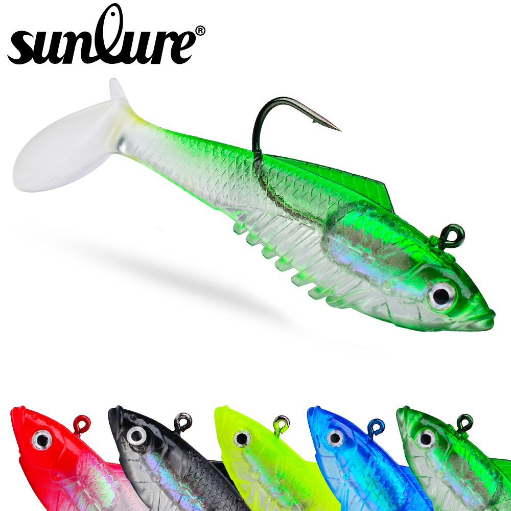 Leurre souple shad 7.5cm-9.7cm 11g-19g