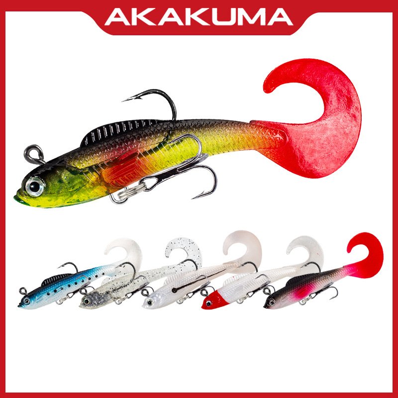 Leurre souple shad queue de poisson 9cm 9.5g